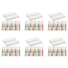 Set of 600 Blank Bookmarks with Colorful Tassels Crafting Material Pack Handmade Paper Bookmarks for DIY and Gift Tags