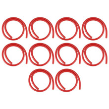 10pcs 16X3MM Spearfishing Rubber Sling Speargun Bands Emulsion Tube Latex 1M Red