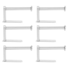 6X Self Adhesive Toilet Paper Holder SUS 304 Stainless Steel No Drilling Bathroom Kitchen Tissue Paper Roll Towel Holder