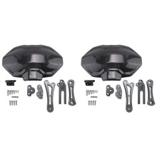 2X Universal Motorrad Rad Kotflügel Hinten Kotflügel Reifen Spritz Schutz für TMAX 530 GN125 Z900,B