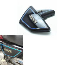 6X Black Motorcycle Battery Side Cover Frame Side Covers Panels for GN125 GN 125
