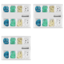 3X Tandheelkundige Polijstschijven Bruto Reductie Contouring Doorn Streep Set Tandheelkundige Materialen Tanden Bleken 80 Stks/Doos