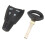 2X Replacement 4 Buttons Keyless Entry Remote Car Key Fob Shell Case Cover and Button Pad with Insert Blade 7