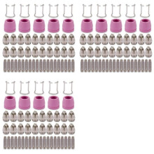 60X AG60 SG-55 WSD-60 Cortador de Plasma Boquillas de Punta de Soplete de Corte Kit de Consumibles Accesorios de Cortador de Plasma 50PK