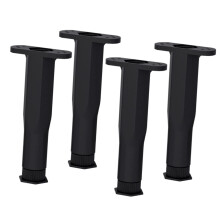 Bed Frame Support Legs 4 Pack, Heavy Duty Adjustable Center Support, Prevents Mattress Sagging