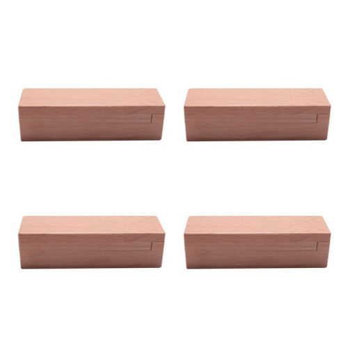 4X Wooden Brain Teaser Secret Opening Puzzle Box Magic Mysterious Box Gift Box 1