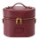 Double Layered Makeup Organizer Bag With Detachable-Burgundy 1