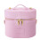 Cosmetic Organizer Bag Easy Carry Handle Travel Friendly-Pink 1