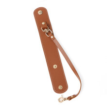 Portable Glove Holder Strap Holder Practical PU Leather-Brown
