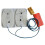 AED Trainer Pads Works with Manikin Only AED Trainer Placement Training Pads Small AED Training Pads for Training Use 4