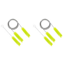 2X Brush Diameter 15mm 19mm - CPAP Tube Cleaning Brush- Suitable for Most CPAP Hose Type (Yellow)
