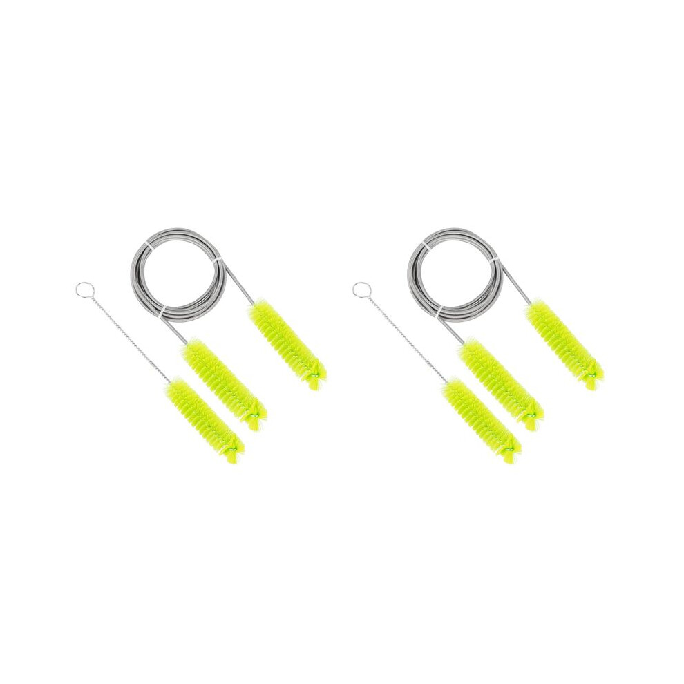 Wella Elements 2X Brush Diameter 15Mm 19Mm - Cpap Tube Cleaning Brush- Suitable For Most Cpap Hose Type (Yellow)