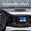 Car 2+64G MP5 Player  Portable Screen Navigation Display Wireless Carplay Android Auto for  500L 2013-2019 1