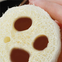 4-6 cm di Larghezza 200 Pezzi/ Fetta di Luffa Naturale DIY Personalizza Strumenti per Sapone, Detergente, Spugnetta, Portasapone per il Viso