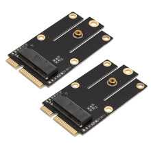 2X Adaptador Convertidor M.2 NGFF Una  PCI-E para Tarjeta M.2 Wifi Wlan   AX200 9260 8265 8260 para Computadora Portátil