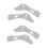 4X Supporto per Staffa Paraurti per  6 2003 2004 2005 2007 2008 GJ6A-50-E12C GJ6A-50-E11C 1