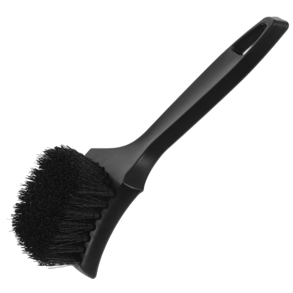 Car Detailing Brush For Carpet Upholstery And Tires, Ergonomic Grip, Stiff Bristles For Deep Cleaning 9351714635943
