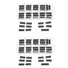 80Pcs 74HCxx + 74LSxx Series Logic IC Assortment Kit, Digital Integrated Chip(40Pcs 74HCxx+40Pcs 74LSxx)