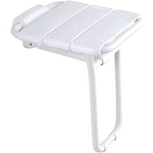 Foldable Shower Seat Wall Mounted Waterproof Chair for Elderly Seniors 150kg SpaceSaving Design