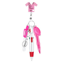 Nurse Pen Set with Pen Light Keychain and Badge Clip, MultiFunctional Nursing Accessories