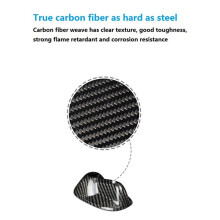 2X Real Carbon Fiber Roof  Fin Antenne Cover Trim voor  Cooper Clubman R55 R56 2007-2013 Auto Antennes Accessoires