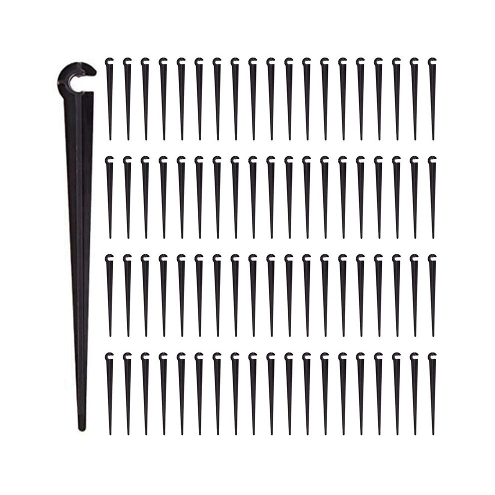 600Pcs Irrigation Drip Support Stakes For 1/4-Inch Tubing Hose Flower Beds, Vegetable Gardens, Herbs Gardens 6033526502646