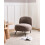 Beliani Armchair KUMLA Boucle Taupe 2