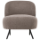 Beliani Armchair KUMLA Boucle Taupe 5