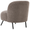 Beliani Armchair KUMLA Boucle Taupe 6