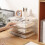 Desk Drawer Organizer Trays, Space Saving Stackable Modular Trays for Office Files and Notebooks 4