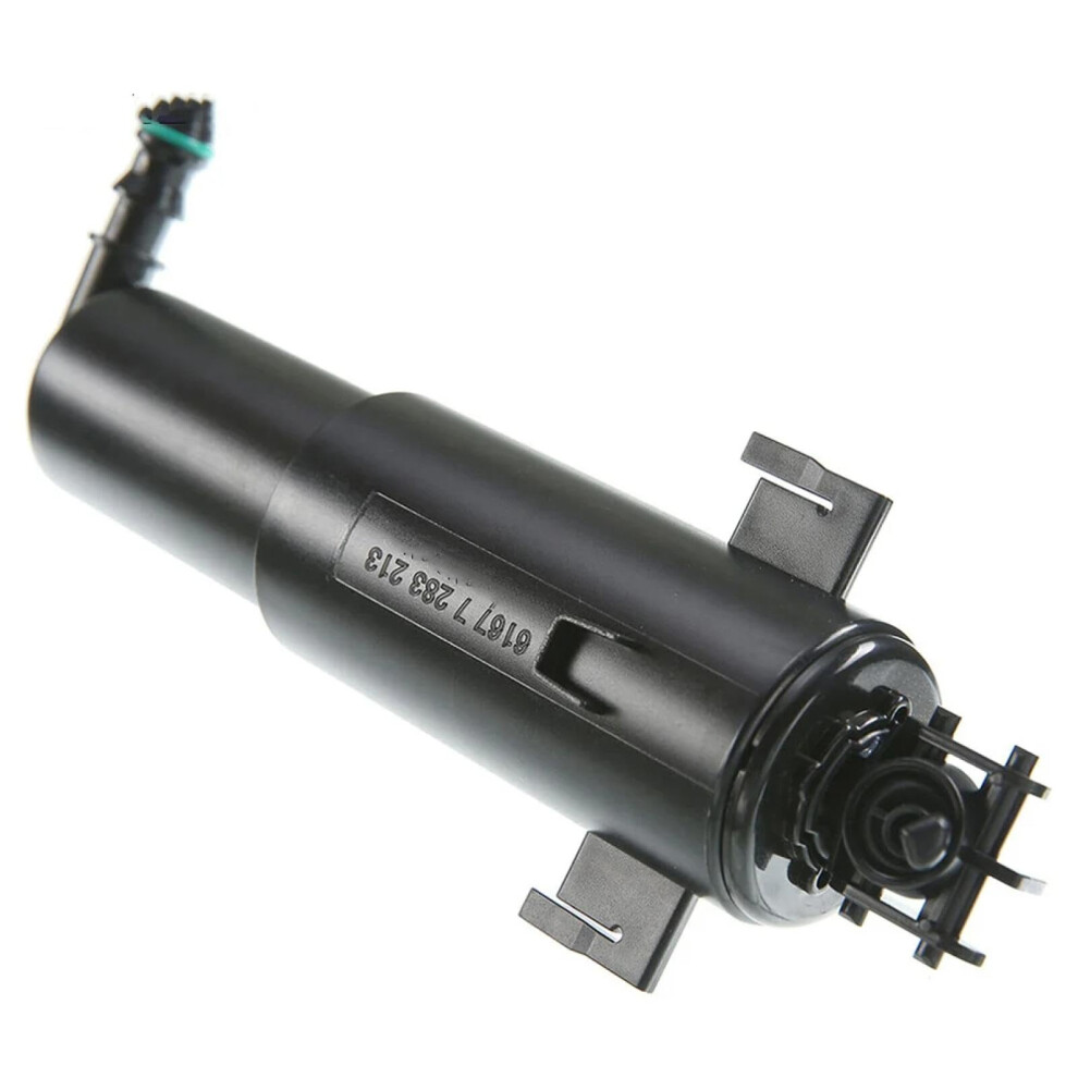 Headlight Washer Nozzle Replacement For Bmw E92 335I Coupe 2011Â2013, Abs, Even Spray Coverage Black 9351714636421