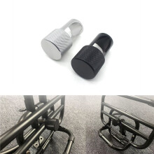 2X Motorcycle Luggage Rack Fixing Buckle Clip Bag Bracket Holder for GTS Sprint Primavera LX(Black)