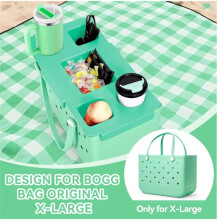 Top Cup Holder Tray Accessories for X-Large Waterproof EVA & Phone Holder Fit for Cup - Organizer for Bogg Bag