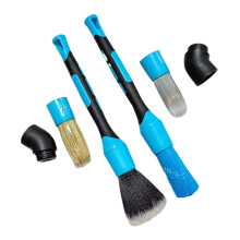 Soft Bristle Car Detailing Brush for Interior Cleaning, Scratch Deep Dust Removal, Reusable Design