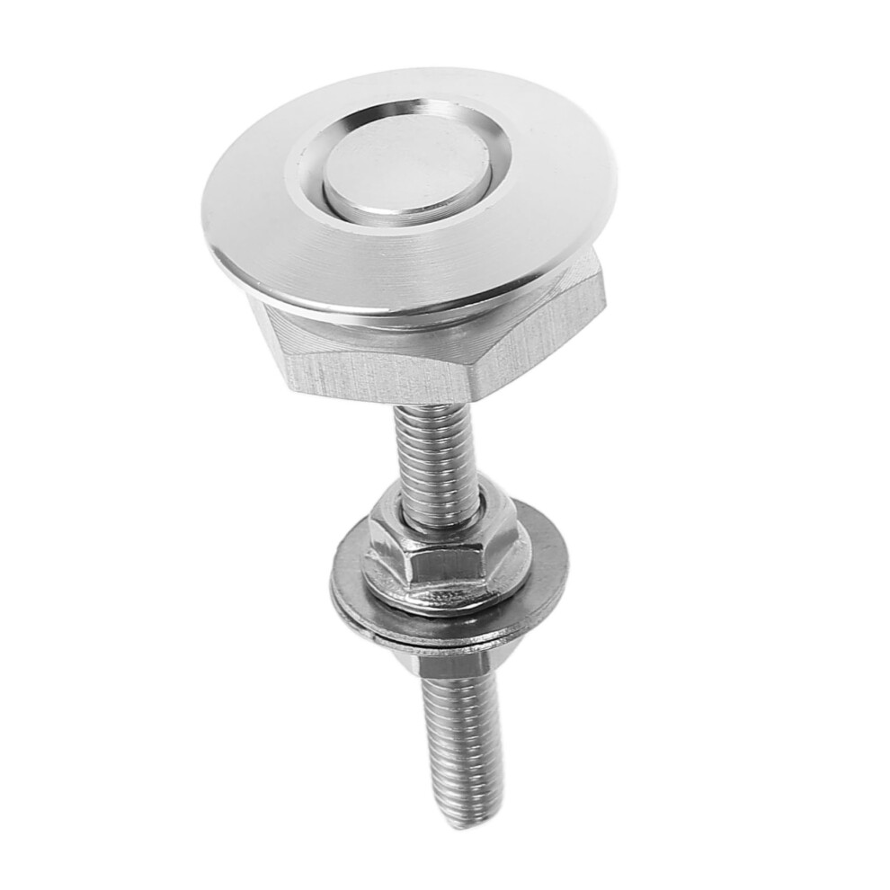 Universal Quick Release Hood Latch Kit Aluminum Alloy Keyless Lock Easy Install For Racing Cars 9351714636636