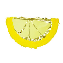 Handmade Lemon Pinata for Birthday Party, Cheerful Design, Durable Craft, Mexican Fiesta Decor