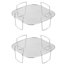 2X Dehydrator Rack,Air Fryer Hold for Air Fryer,Layer Dehydrator Rack Toast Rack Air Fryer Accessorie