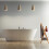 Standing towel rail with shelf 5