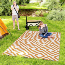 Alfombra de Exterior Marrón 182 x 274 x 0.3 cm