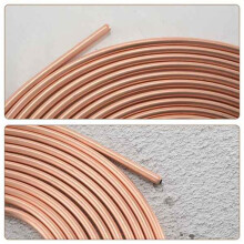 2st 25FT 7.62M Buis Moeren Auto Roll Buis Spoel van 1/4 Inch OD Koper Nikkel Remleiding Slang Lijn Piping Buis Tubing Anti-Roest