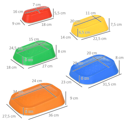 ZONEKIZ Piedras de Equilibrio Multicolor 36 x 27.5 x 31 cm 2