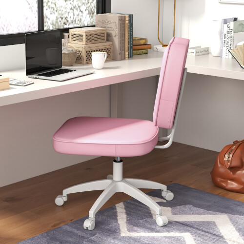 Vinsetto Silla de Escritorio Rosa 46 x 59 x 92 cm 1