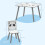 ZONEKIZ Muebles Infantile Bicolor 60 x 60 x 44 cm 3