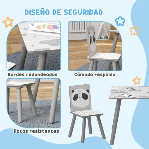 ZONEKIZ Muebles Infantile Bicolor 60 x 60 x 44 cm 2