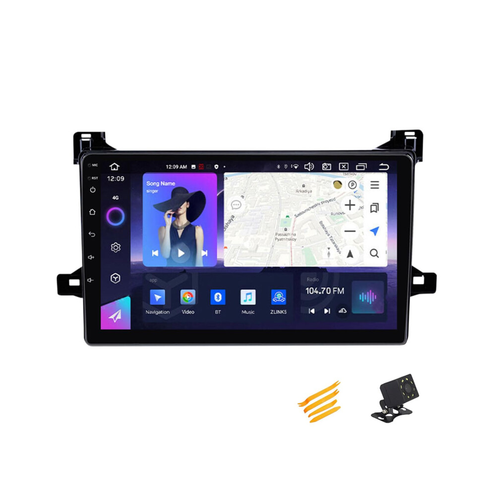 Android 13 Car Stereo For Toyota Prius 20152020, 9 Inch Qled Touchscreen Head Unit With Wireless Carplay, 8 Core 8G+128G Gps Bluetooth 9073542159353