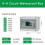 IP65 Waterproof Circuit Breaker Box 8 Way Electrical Distribution Panel ABS Enclosure for Wall Mount 3