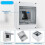 IP65 Waterproof Circuit Breaker Box 8 Way Electrical Distribution Panel ABS Enclosure for Wall Mount 5