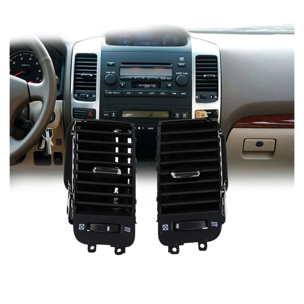 Car Air Vent Replacement For Toyota Land Cruiser Prado Lc120 And Lexus Gx470 20032009, Restores Airflow Control Black 9771547012733