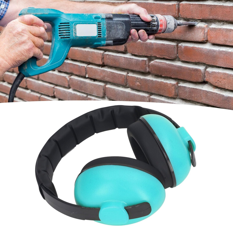 Hearing Protection Earmuffs Nrr 31 Db Foldable, Mint Green For Learning, Carpentry, Lawn Mowing 9351714637558
