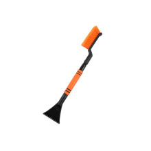 Car Snow Scraper and Ice Scraper Snow Brush for Lexus NX 500h+, 360 Rotating Telescopic Detachable Handle with Foam Grip, Orange